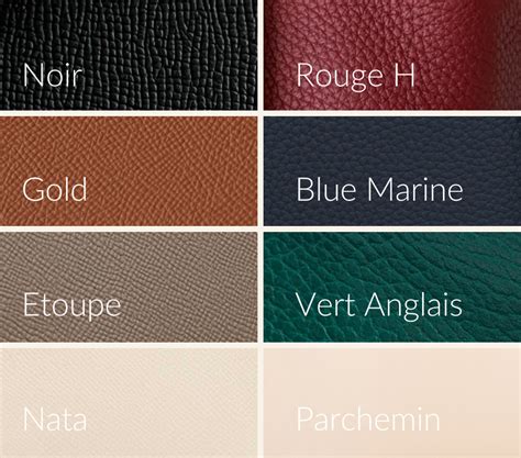 hermes cuivre vs gold|Hermes colors chart.